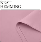 NICETOWN Blackout Curtains Window Draperies, Rouge Pink, Set of 2, 70 by 95 inches Long, Window Treatment Thermal Insulated Solid Room Darkening Drapes for Bedroom