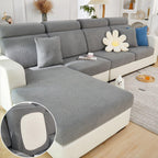 Disayu Couch Cushion Covers Sofa Covers Couch Covers for Sofa Pet Friendly Universal Sofa Covers Washable Stretch Slipcovers for Sectional Sofa (Texture Gray,Back Cover L)