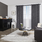 Deconovo Living Room Curtains 84 Inches Long, Blackout Curtains for Bedroom