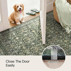Lofus 4x6 Area Rug for Entryway, Green Non Slip Area Rugs for Kitchen, Washablee Soft Rugs for Bedroom, Living Room, Tool Room Nursery Kids Room Decor