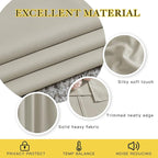 NICETOWN Room Darkening Grommet Curtain Panels - Living Room Curtains Thermal Insulated Window Treatments Privacy Draperies for Patio (W80 x L108, Natural, 1 Pair)