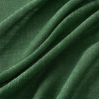 MIULEE Emerald Green Linen Curtains 52x84 Inch Long for Bedroom Living Room