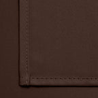 Yakamok Blackout Curtains 38x63 inch Chocolate Brown Thermal Drapes-Bedroom