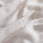 MIULEE Natural White Linen Curtains 104 Inch Length 2 Panels for Bedroom Living Room, Soft Thick Linen Textured Window Drapes Semi Sheer Light Filtering Back Tab Rod Pocket Burlap Look Decor