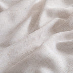 MIULEE Natural White Linen Curtains 52x80 Inch Length Soft Thick Linen
