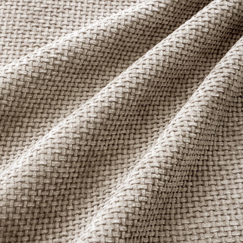 MIULEE Soft Decorative Chenille Pillow Covers Khaki 18x18 Pack of 4