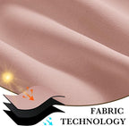 RYB HOME Bedroom Blackout Curtains 80 inches Long, 100% Blackout