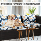 8 Piece Outdoor Cushion Covers, Patio Sofa Cushion Covers, Stretch Fit