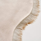 MIULEE Faux Fur Sheepskin Rug, Luxury Fluffy Area Rugs - Super Soft Decorative Shag Carpet for Bedroom, Living Room, and Nursery - 2x3 Feet, Frosted Tips Brown