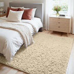 4x6 Area Rugs for Living Room Rug: Soft Fluffy Shag Beige Rugs for Bedroom, Non-Slip Large Fuzzy Plush Rug Indoor Floor Carpet for Nursery Kids Boys Girls Room, Dorms, Playroom, Modern Home Decor