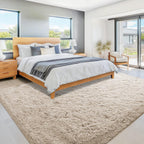 6x9 Area Rug for Living Room: Fluffy Shag Soft Washable Rugs Large Fuzzy Plush Indoor Carpet for Bedroom Nursery Playroom Kids Girls Boys Room (Camel, 6'x9')