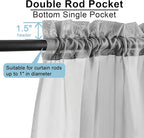 OWENIE Short Sheer Curtains 30 Inches 2 Panels Set, Kitchen Tiers Light Filtering Rod Pocket Cafe Curtains for Bathroom Small Half Window, 42 in W x 30 in L, Grey