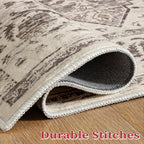 SERISSA 2x3 Washable Non Slip Boho Small Area Rug for Entryway，Earth Tone