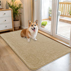 OLANLY Dog Door Mat for Muddy Paws 45x27, Super Absorbent Chenille Mud Mat