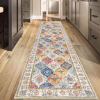 HEBE Hallway Runner Rug 2'8''x12', Washable Non Slip Kitchen Rug Runner