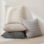 Fancy Homi 4 Packs Decorative Throw Pillow Covers for Living Room Couch Bed, Modern Farmhouse Boho Home Décor Accent Cushion Case, 26" x 26", Grey Series