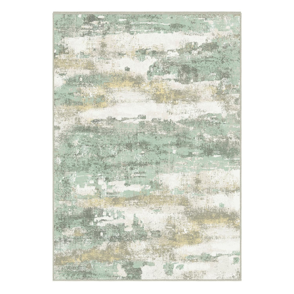 BEIMO 10x14 Green Abstract Area Rug, Washable Non-Slip for Bedroom