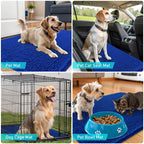 OLANLY Dog Door Mat for Muddy Paws 24x16, Super Absorbent Chenille Mud Mat
