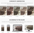 BOURINA Brown Throw Blanket 50 x70 Inches Jacquard Argyle Throw Textured Solid Soft Throws and Blankets for Sofa or Bed Knitted Decorative Blanket