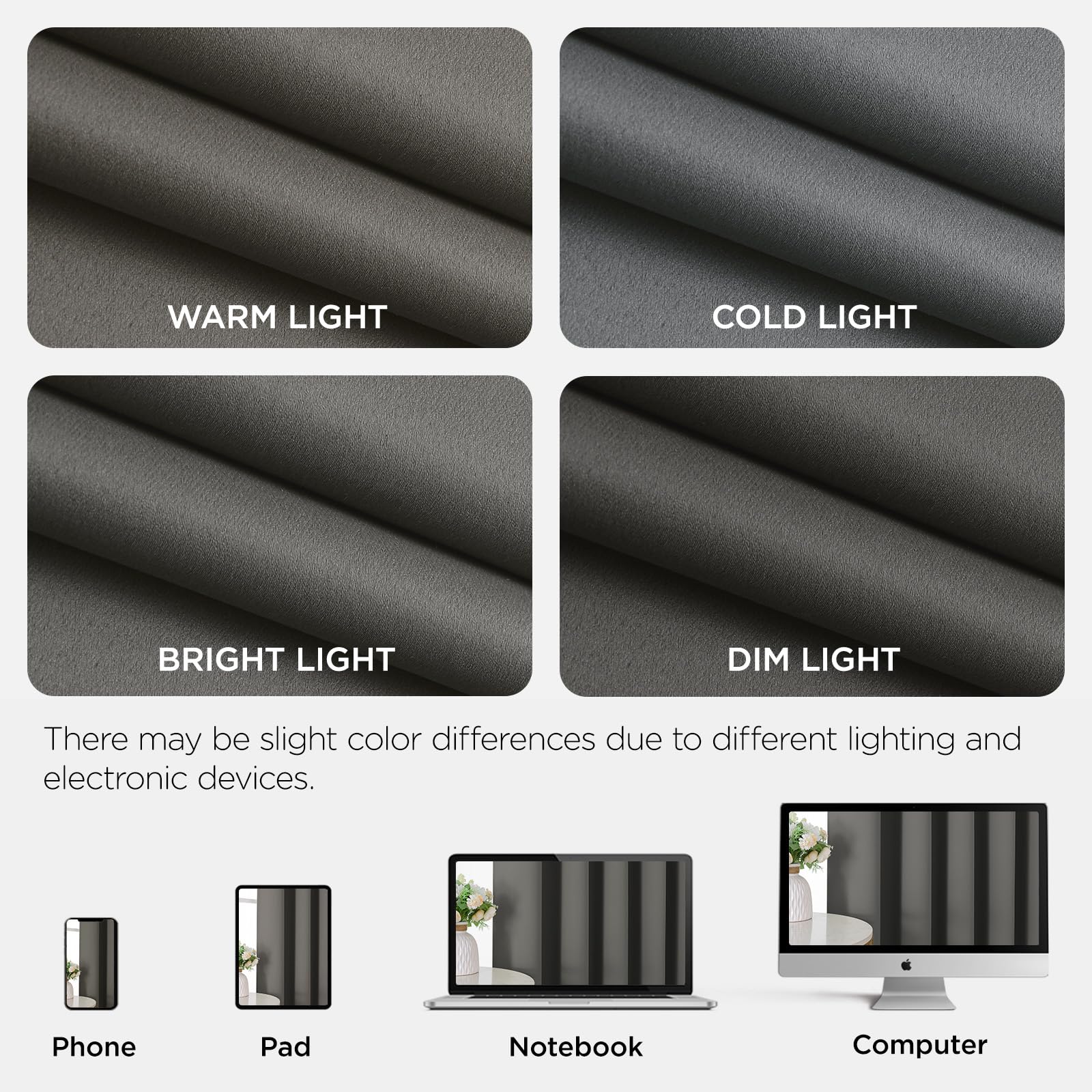 Joydeco Door Curtain Blackout Curtains for Doorway Privacy Closet Drapes
