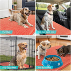 OLANLY Dog Door Mat for Muddy Paws 30x20, Super Absorbent Chenille Mud Mat