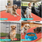 OLANLY Dog Door Mat for Muddy Paws 40x24, Super Absorbent Chenille Mud Mat