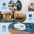 GarveeHome Floral Rug 2x6 Runners for Hallways, Boho Kitchen Runner Rugs Non Slip Bath Runners, Vintage Washable Runner Rug for Bedroom, Soft Long Rugs for Entryway Bathroom Laundry Dorm, Blue
