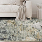10x14 Area Rugs for Living Room Rug Washable: Abstract Large Rug Indoor Modern Carpet Non Slip for Dining Room Bedroom Nursery Home Office Multi