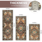 Yamaziot Washable Runner Rug Set of 3, Non-Slip Boho Hallway Kitchen Rug