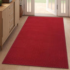 YDKGL 3x5 ft Area Rug Entryway Runner Rug Non Slip Washable, Boho Woven Kitchen Runner Rugs Door Mat Entry Rugs Carpet for Indoor Foyer Backdoor Hallway Floor Bedroom Living Room, Red