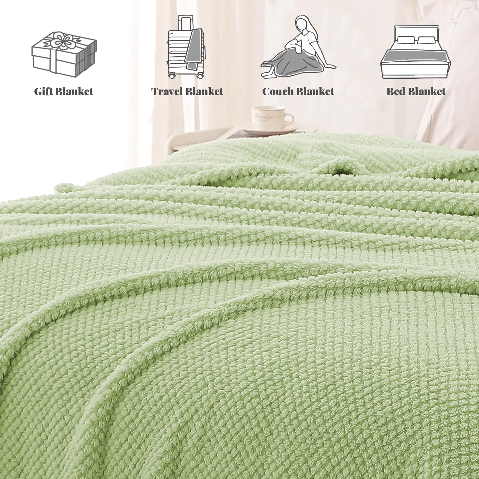 Whale Flotilla Extra Large Soft Fleece Throw Blanket for Couch