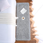 Chicrug Soft Runner Rugs for Bedroom Living Room Plush Fluffy Rug 2x5 Feet, Shag Furry Area Rug Carpet Non Shedding for Nursery Children Kids Girls Room Home Decorative, Grey