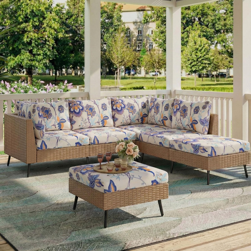 hyha Printed Couch Cushion Covers, Sofa Covers Washable for Cushion Couch