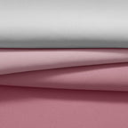 Yakamok Room Darkening Gradient Color Ombre Curtains 84 Inch Length, Thermal Insulated Grommet Window Drapes for Living Room/Bedroom (Pink and Greyish White, 2 Panels, 52x84 Inch)