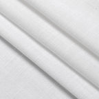 White Linen Curtains 63 inches Long for Bedroom Back Tab Light Filtering Privacy Sheer White Curtains Modern Farmhouse Coastal Decor Off White Cotton Textured Gauze Curtain for Bathroom 2 Panel Set