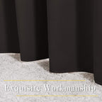 NICETOWN Blackout Draperies Curtain Panels - Thermal Insulated Solid Grommet Blackout Curtains/Panels/Drapes for Living Room(Toffee Brown, 1 Pair, 66 by 54-Inch)