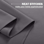 NICETOWN Kitchen Curtains Blackout Drapes for Basement Dorm, 42 W x 36 L