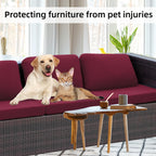 8 Pcs Outdoor Cushion Covers, Patio Sofa Cushion Covers Replacement