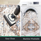 HEBE Hallway Runner Rug 2'x6', Washable Non Slip Kitchen Rug Runner