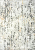 6x9 Area Rugs Washable Rug: Large Modern Abstract Living Room Rug Soft Anti-Skid Thin Carpet Indoor Floor Non-Shedding Carpets for Bedroom Dining Room Farmhouse Nursery Home Office Grey Brown