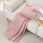 50x70 Inch Pink Throw Blanket - Soft & Fluffy Fleece, Cute & Aesthetic, Perfect for Sofa, Couch, Chair, Bed, Living Room & Bedroom, All-Season Use, Plush & Cozy Decorative Blanket