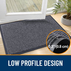 OLANLY Front Door Mat 47x32, Waterproof Heavy-Duty Indoor Outdoor Doormat