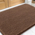 OLANLY Dog Door Mat for Muddy Paws 34x21, Super Absorbent Chenille Mud Mat