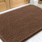 OLANLY Dog Door Mat for Muddy Paws 30x20, Super Absorbent Chenille Mud Mat