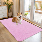 OLANLY Dog Door Mat for Muddy Paws 45x27, Super Absorbent Chenille Mud Mat