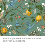 Topfinel Sage Green Kitchen Valances 24 Inch Long Vintage Botanical Floral Hummingbird Thermal Insulated White and Green Silk Grommet Small Window Curtains for Track Laundry Kitchen Camper 2 Panels