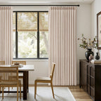 MIULEE Pinch Pleated Linen Curtains 90 Inches Long Sand Beige with Hooks