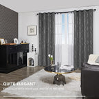 Deconovo Living Room Curtains 84 Inches Long, Blackout Curtains for Bedroom