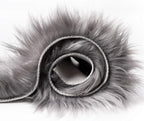 Ashler faux fur rug, Fluffy Shaggy Area Rug Ultra Soft 3 x 5 Feet Rectangle Fur Rug Grey Fuzzy Rug Machine Washable Shag Rug, Nursery Decor Throw Rugs for Bedroom, kids room, Living Room