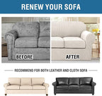 H.VERSAILTEX 4 Piece Stretch Couch Covers for 3 Cushion Couch Sofa Furniture Slipcovers Feature Upgraded Thicker Jacquard Fabric (Sofa, Ivory)